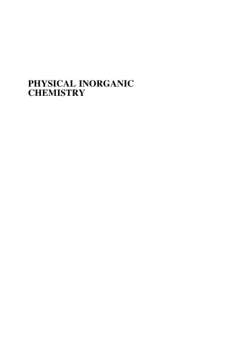 Physical Inorganic Chemistry: Principles, Methods, and Models