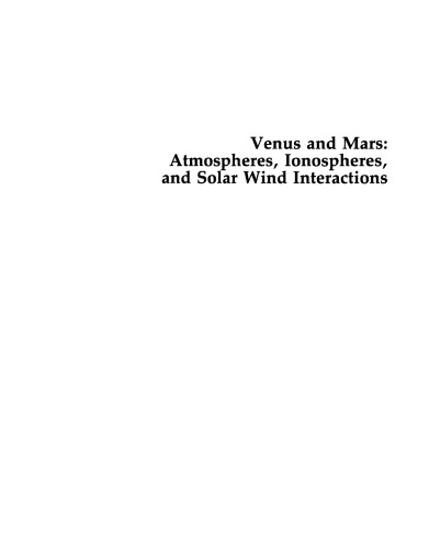 Venus and Mars: Atntospheres, Ionospheres, and Solar Wind Interactions