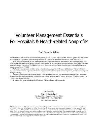 Volunteer Management Essentials for Hospitals & Health-Related Nonprofits