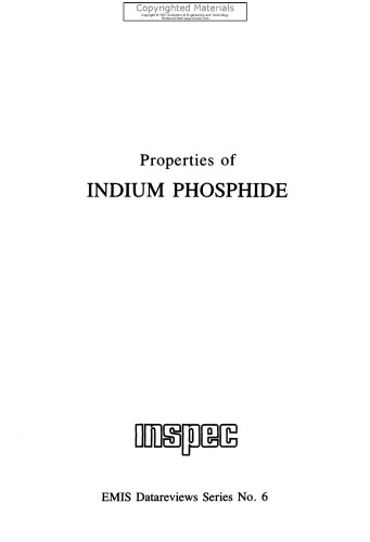 Properties of Indium Phosphide