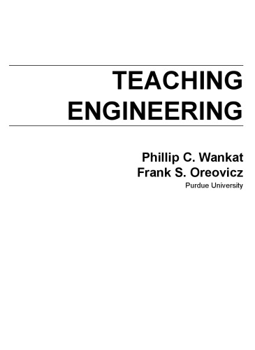 Teaching Engineering