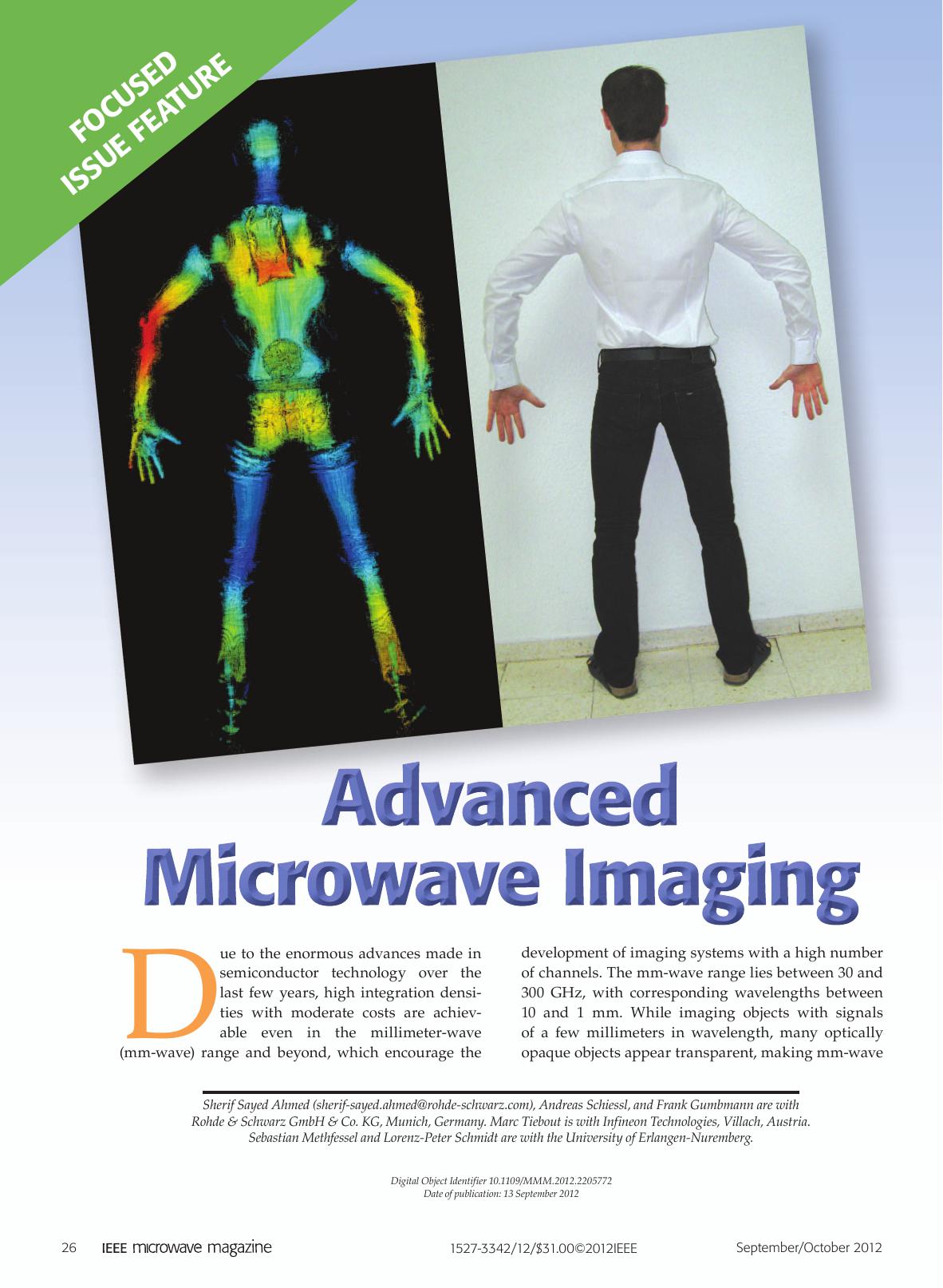 Advanced Microwave Imaging