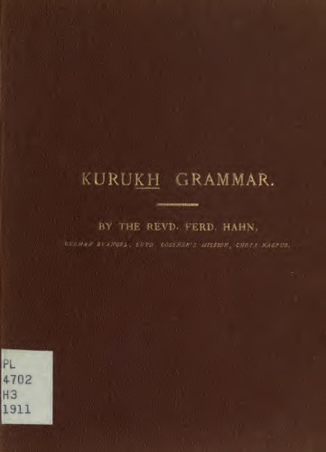 Kuruk̲h̲ grammar