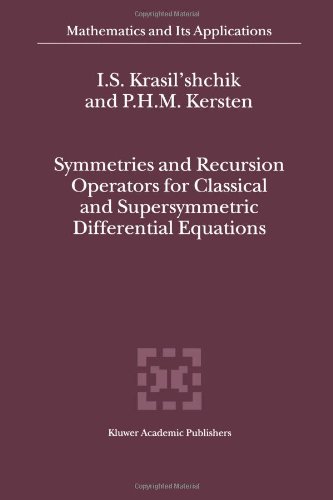 Symmetries and recursion operators for classical and supersymmetric differential equations