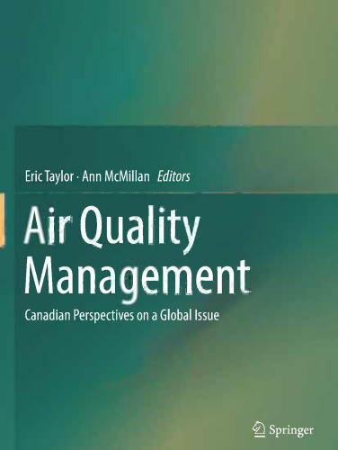 Air Quality Management: Canadian Perspectives on a Global Issue