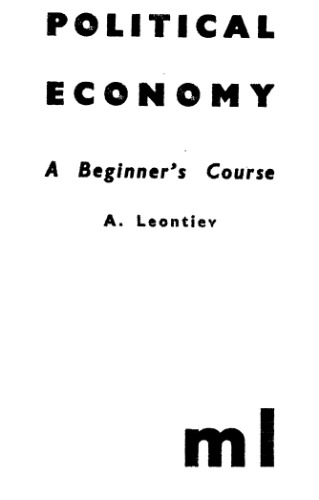 Political Economy: A Beginner's Course