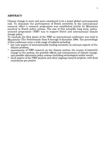 Climate Change Research: Evaluation and Policy Implications, Proceedings of the International Climate Change Research Conference