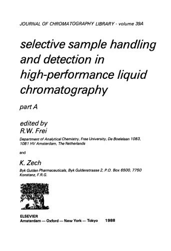 Selective Sample Handling and Detection in High-Performance Liquid Chromatography