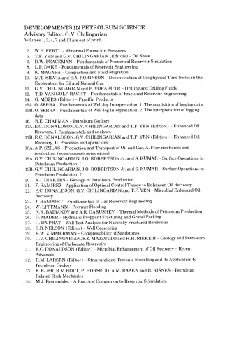 Petroleum Related Rock Mechanics