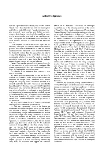 Tropical and Sub-Tropical West Africa: Marine and Continental Changes During the Late Quaternary