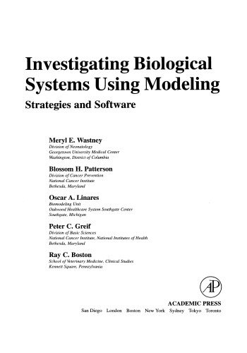 Investigating Biological Systems Using Modeling