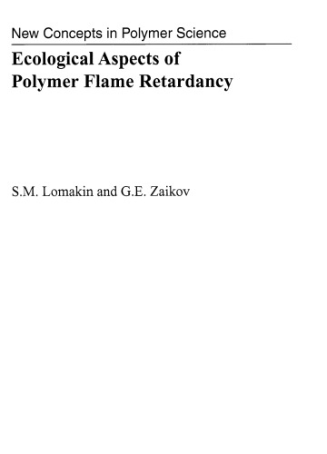 Ecological Aspects of Polymer Flame Retardancy