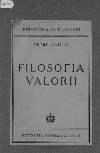 Filosofia valorii