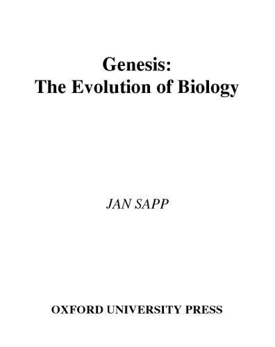 Genesis: The Evolution of Biology