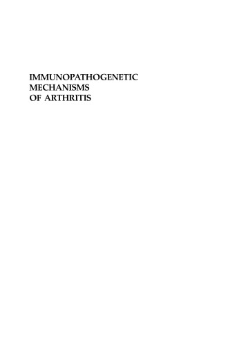 Immunopathogenetic Mechanisms of Arthritis