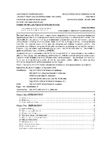 Multi-Command Handbook F-16