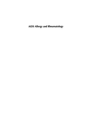 AIDS Allergy and Rheumatology