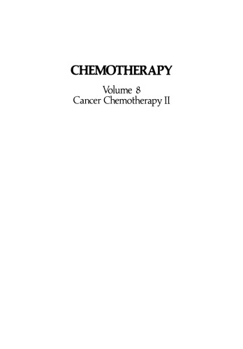 Chemotherapy: Cancer Chemotherapy II