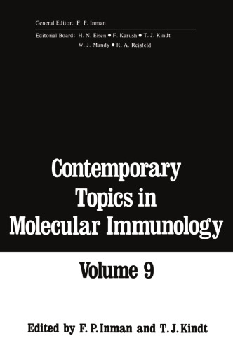 Contemporary Topics in Molecular Immunology