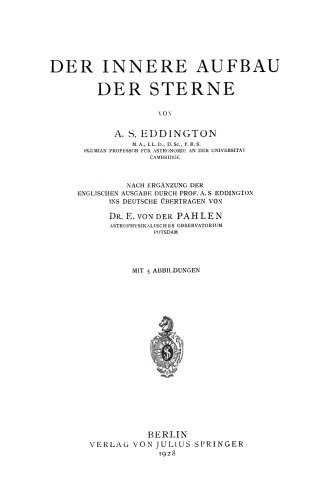 Der Innere Aufbau der Sterne