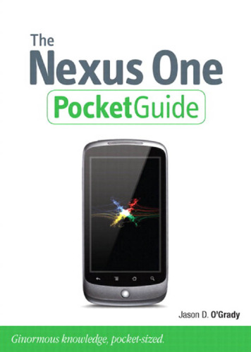 The Nexus One Pocket Guide