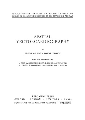 Spatial Vectorcardiography