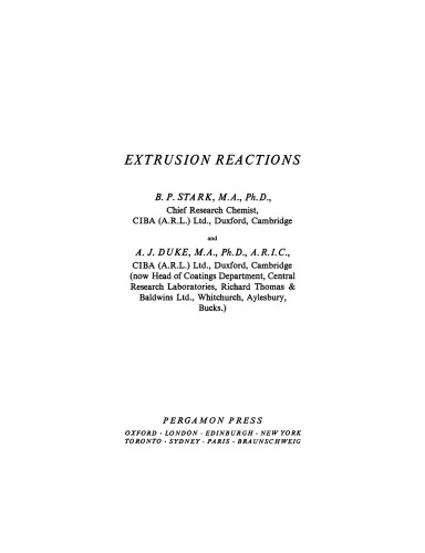 Extrusion Reactions