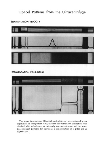 Ultracentrifugation in Biochemistry