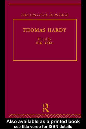 The Collected Critical Heritage I: Thomas Hardy: The Critical Heritage