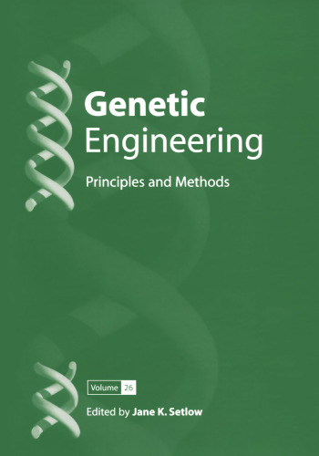 Genetic Engineering: Principles and Methods