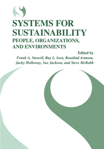 Systems for Sustainability: People, Organizations, and Environments