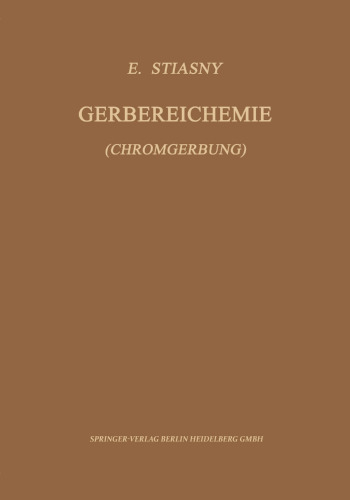 Gerbereichemie: Chromgerbung