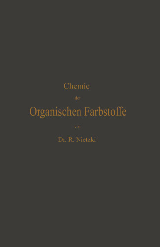 Chemie der Organischen Farbstoffe