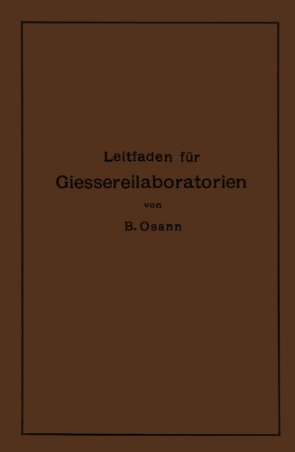 Leitfaden für Gießereilaboratorien