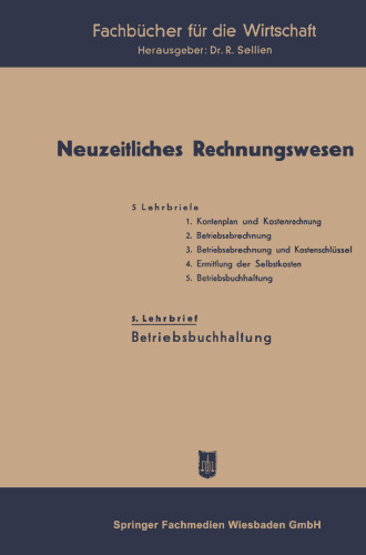 Neuzeitliches Rechnungswesen