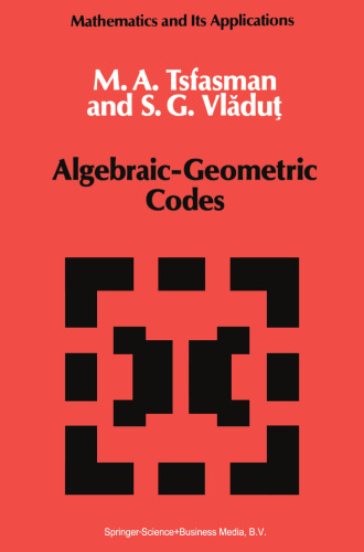 Algebraic-Geometric Codes