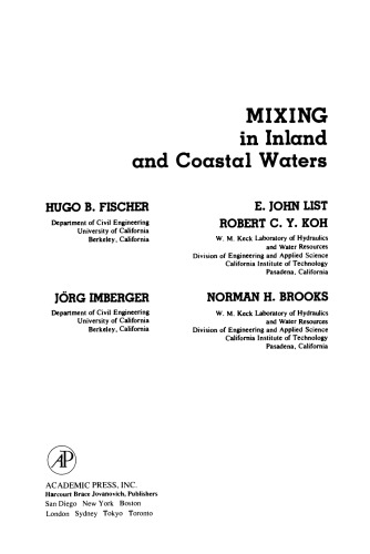 Mixing in Inland and Coastal Waters