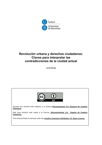 Revolución urbana y derechos ciudadanos - Claves para interpretar las contradicciones de la ciudad actual