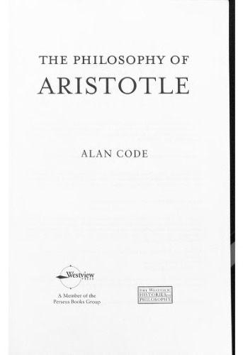 The Philosophy of Aristotle