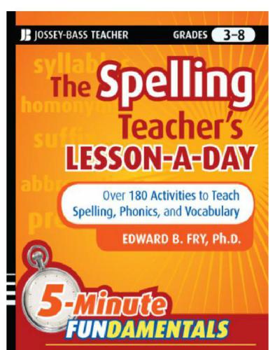 The Spelling Teacher's Lesson-a-Day