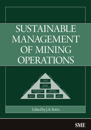 Sustainable management of mining operations