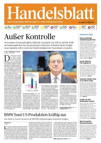 Handelsblatt 19 03 2014