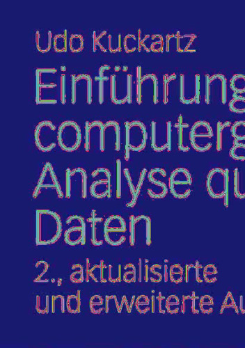 Einführung in die computergestützte Analyse qualitativer Daten