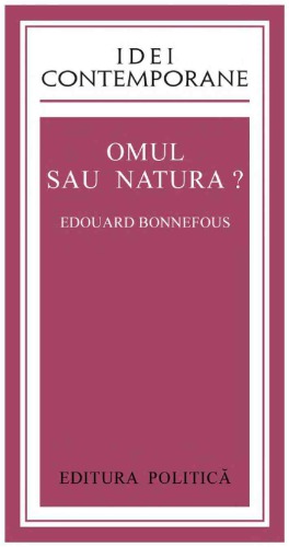 Omul sau natura