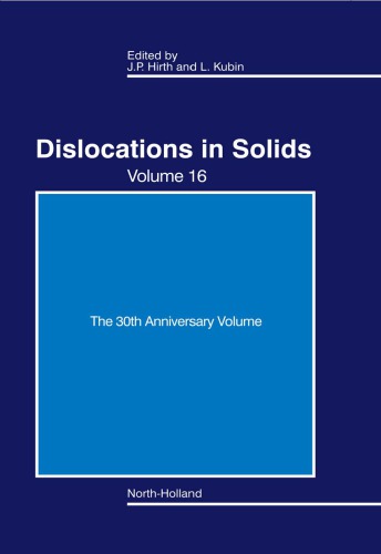 Dislocations in Solids, Vol. 16