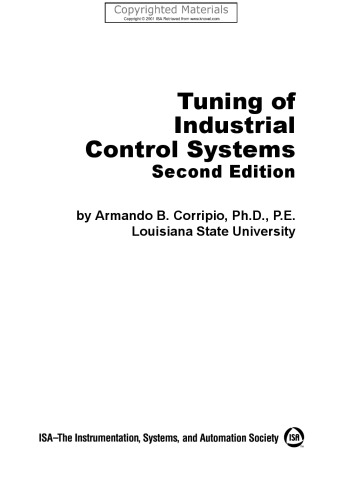 Tuning of Industrial Control Systems