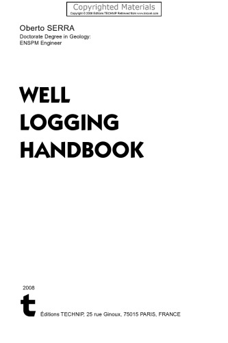 Well Logging Handbook