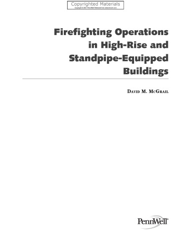 Firefighting Operations in High-Rise and Standpipe-Equipped Buildings