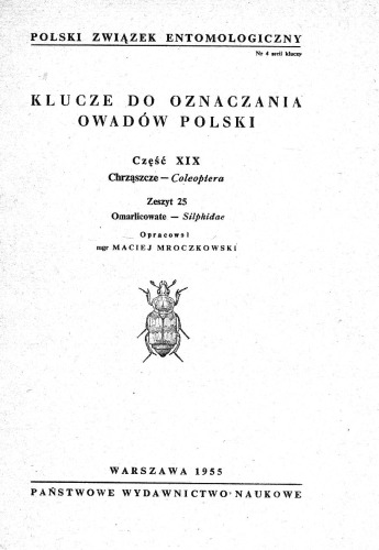 Część XIX - Coleoptera (zaplanowano 100 zeszytów) 25