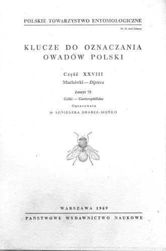 Część XXVIII - Diptera (zaplanowano 78 zeszytów) 75